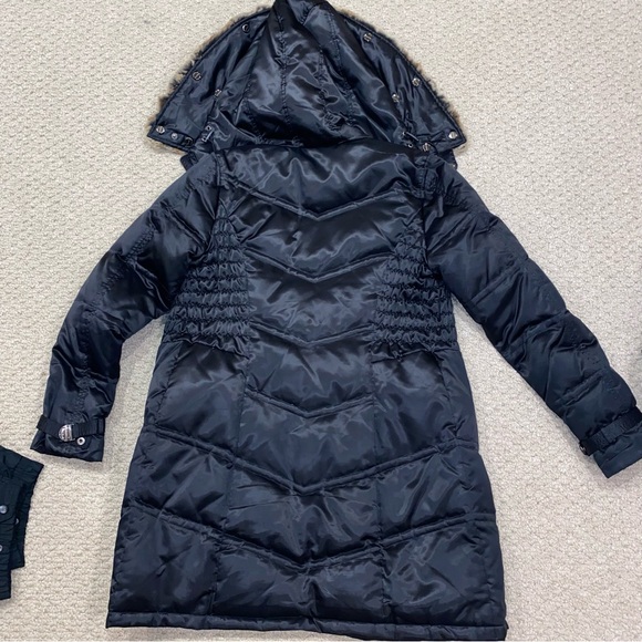 Laundry by Design Natural Fur Collar Coat Size Medium - Picture 4 of 7